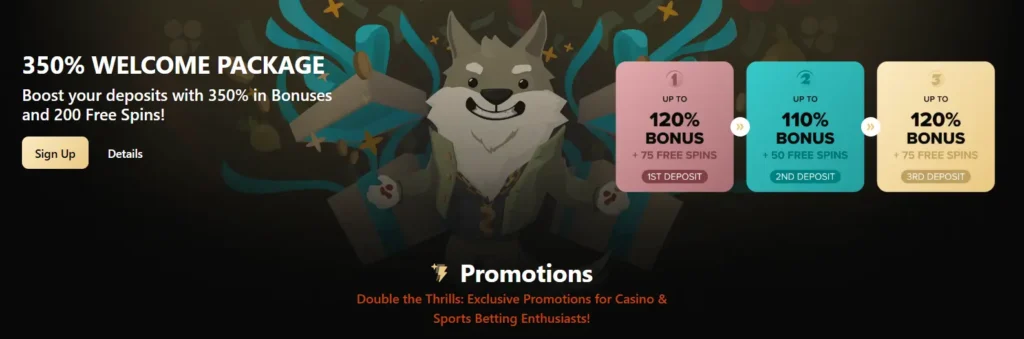 350% Welcome Package